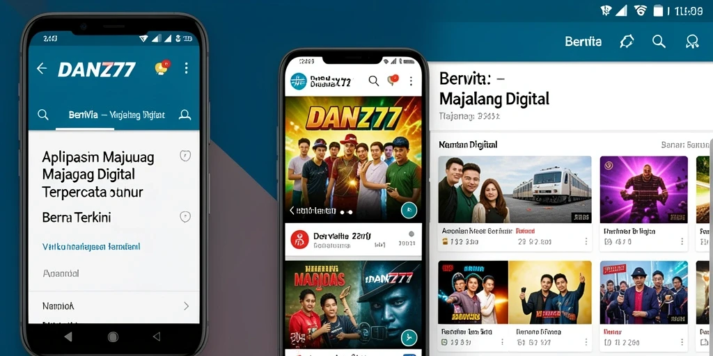 Antarmuka aplikasi DAN777 yang menarik dan informatif.