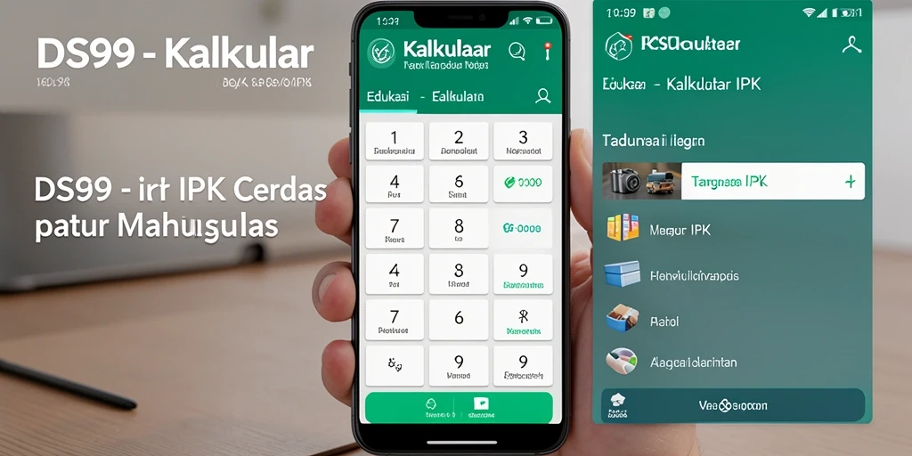 Antarmuka DS99 yang simpel dan fungsional untuk kalkulasi IPK.