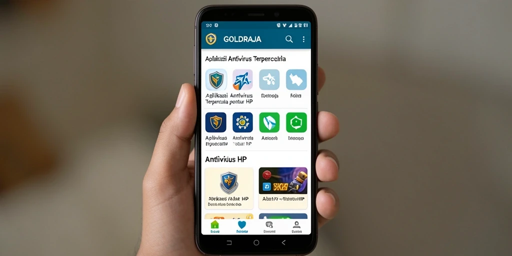 Antarmuka pengguna GOLDRAJA yang intuitif dan mudah digunakan.