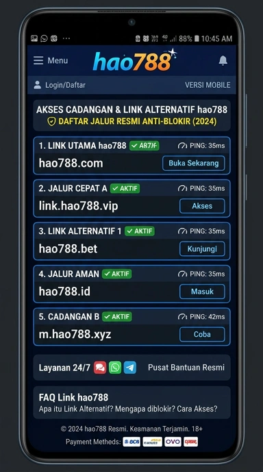 Link Alternatif resmi untuk Akses hao788 di Indonesia